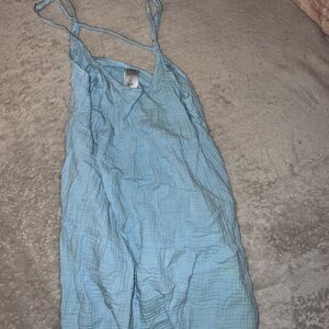blue sundress/swim cover up!